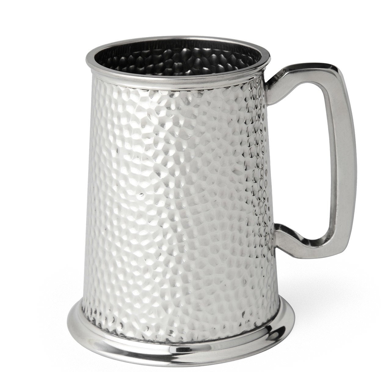 Hammered Pewter Tankard