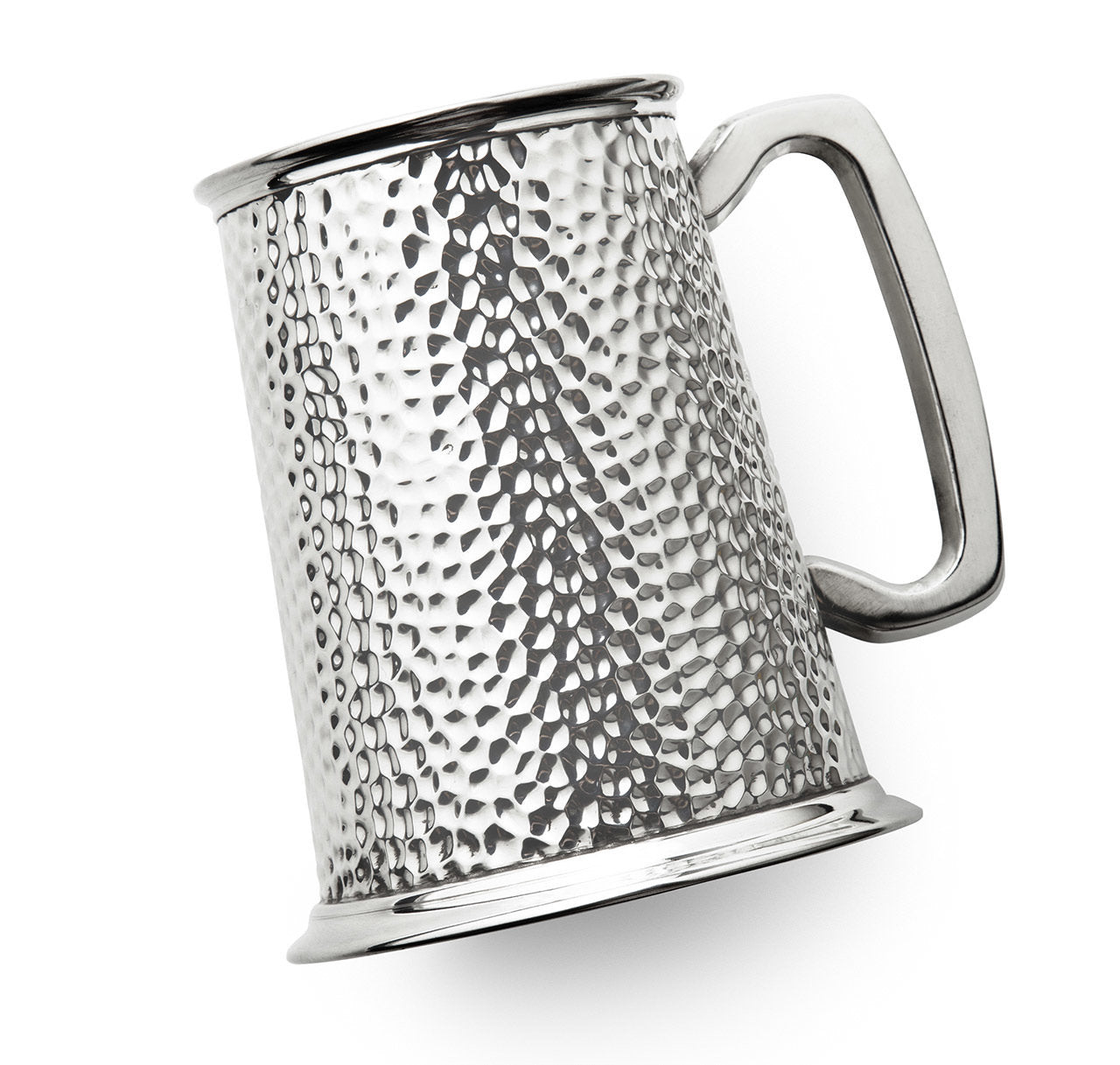 Hammered Pewter Tankard