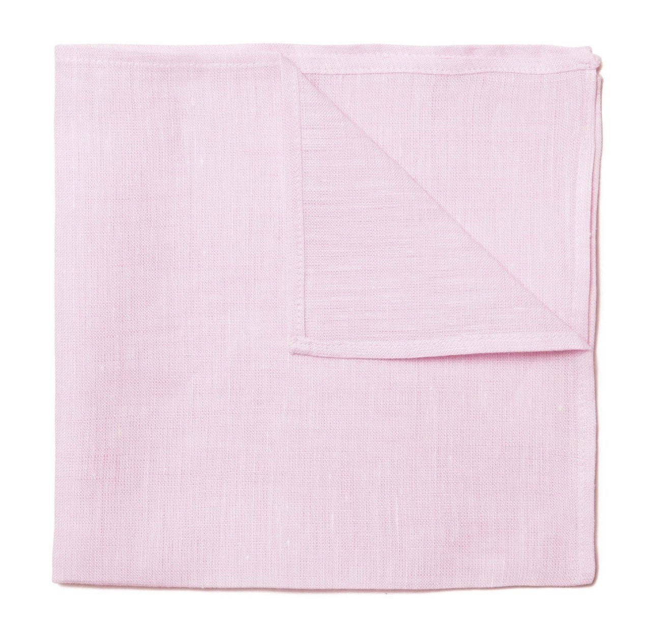 Sir Jack's Pink Linen Pocket Square