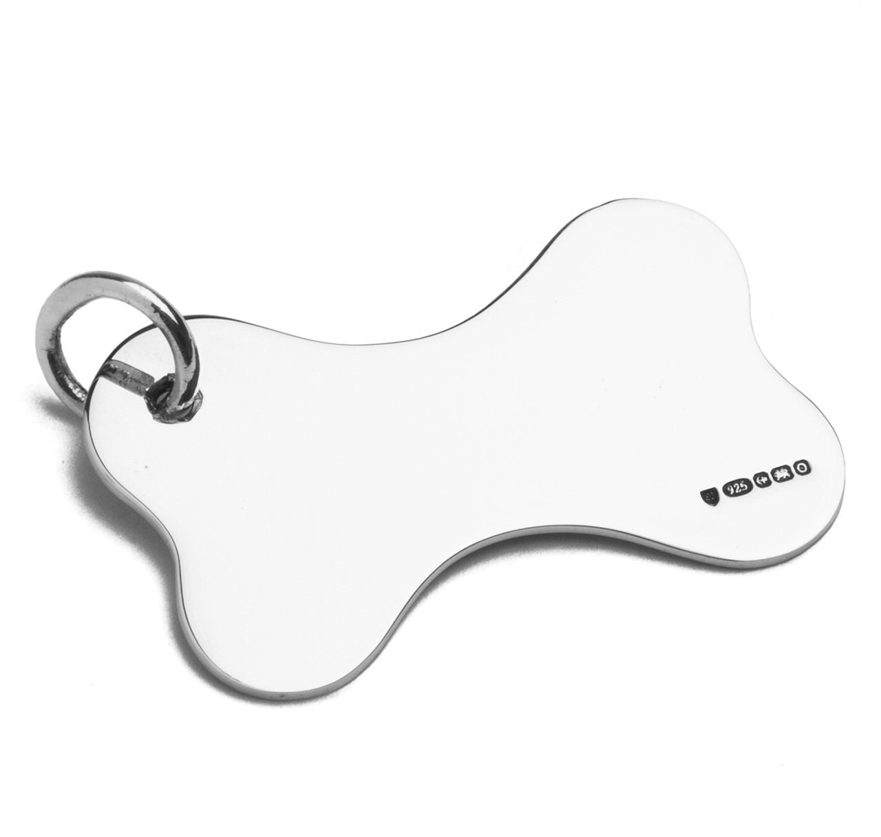 Sterling Bone Dog Tag 