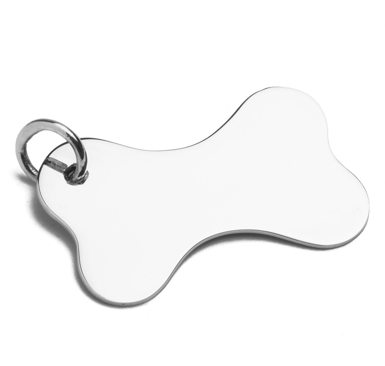 Sterling Bone Dog Tag 