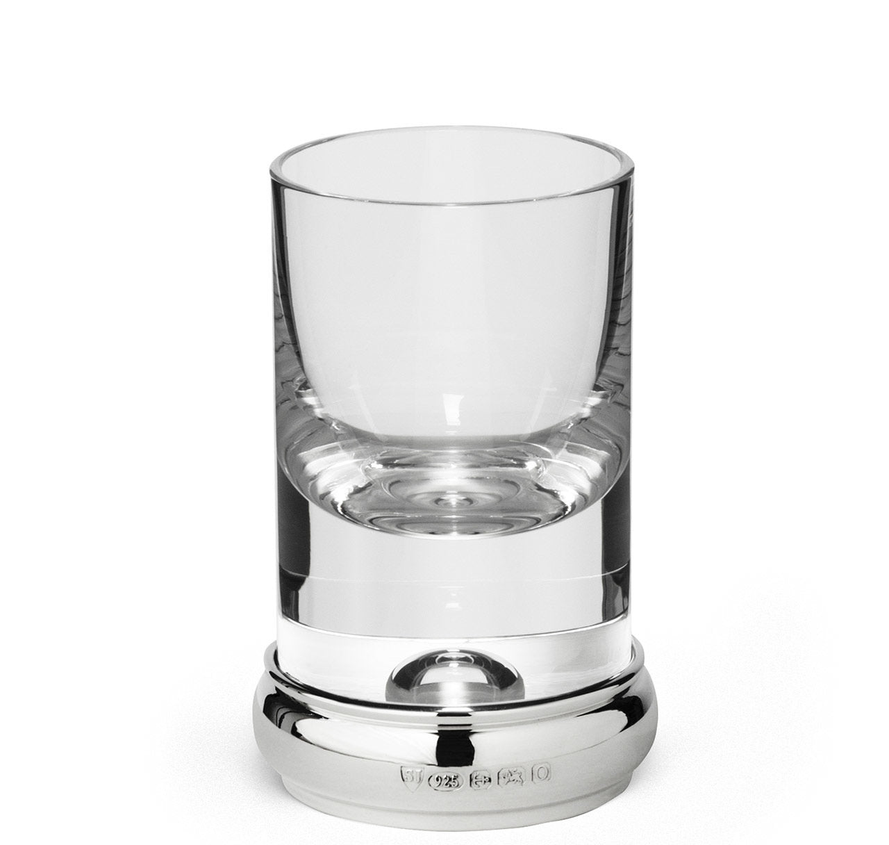 Sterling Silver & Crystal Shot Glass Set