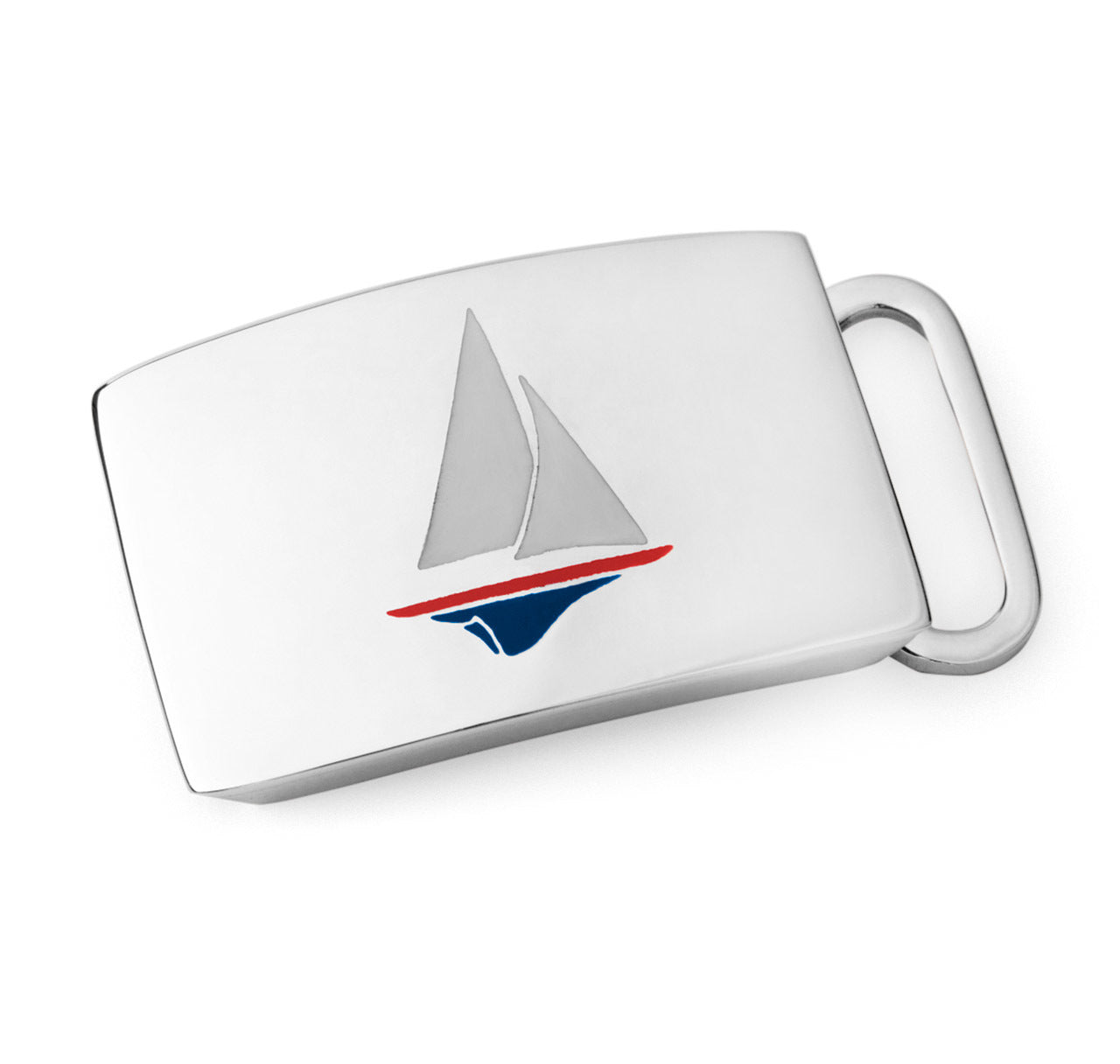 Sterling Sailboat Belt Buckle