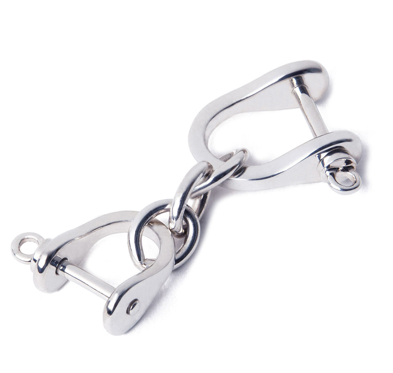 Sterling Shackle Valet Key Ring