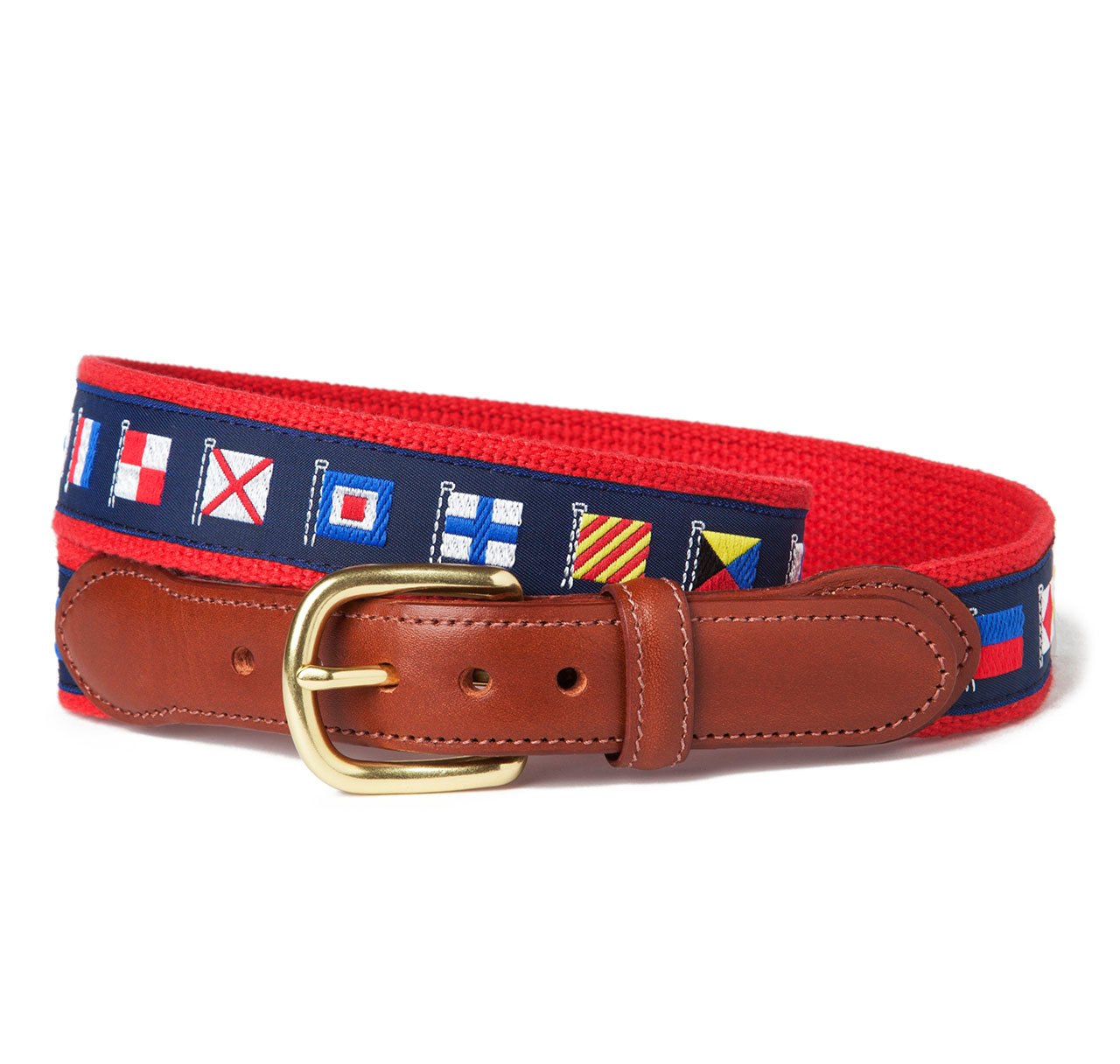 Sir Jack's Yachting Flags Ribbon Belt